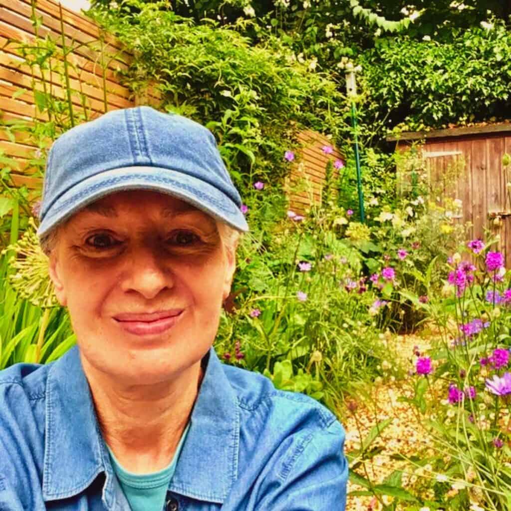 Jacky in the garden